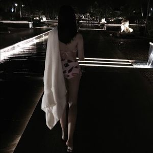 pink bikini with ice cream prints